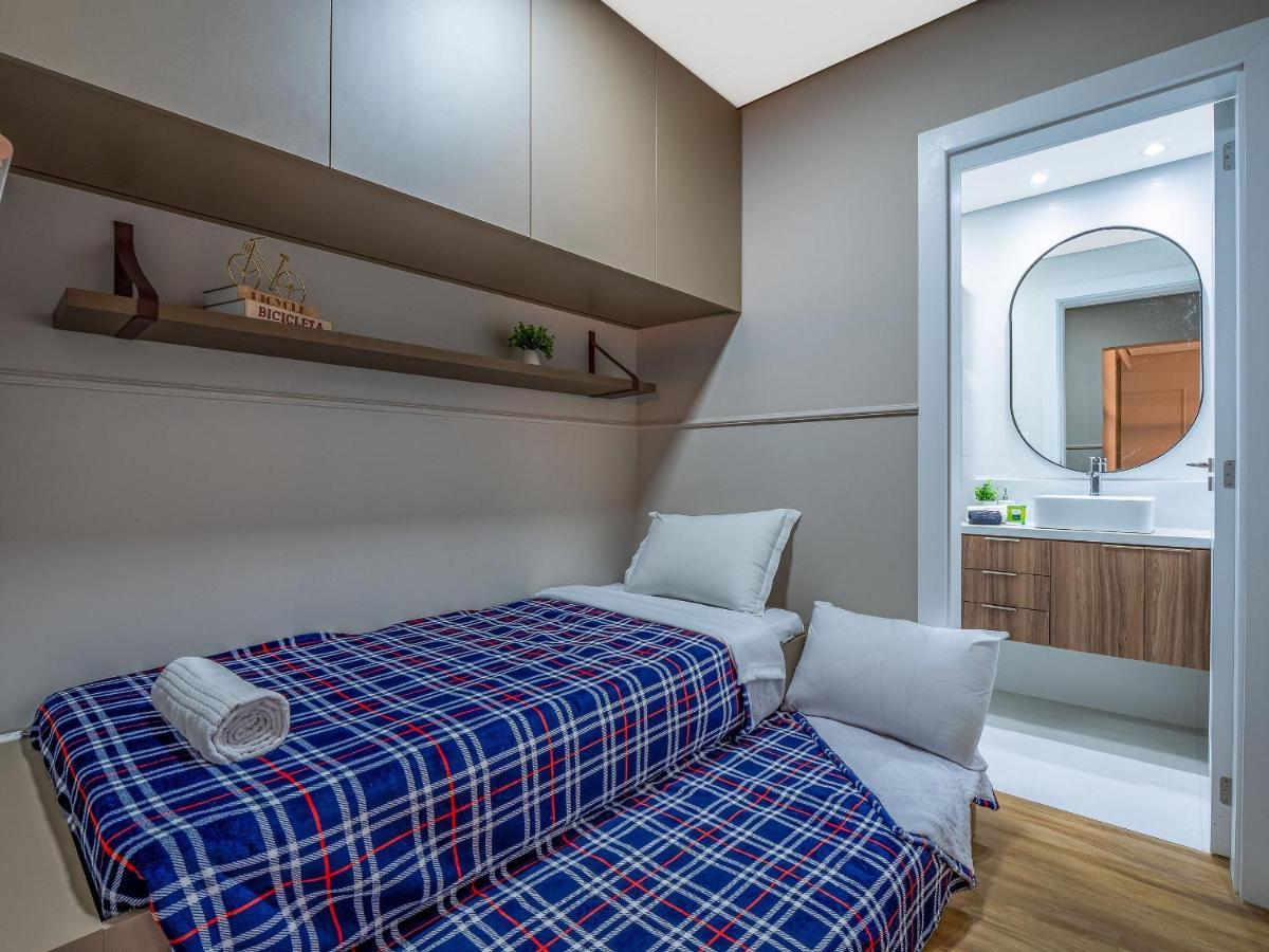 Ferienwohnung Alpes Da Montanha 203 - Ap Novo Junto Ao Centro De Gramado + Garagem Exterior foto