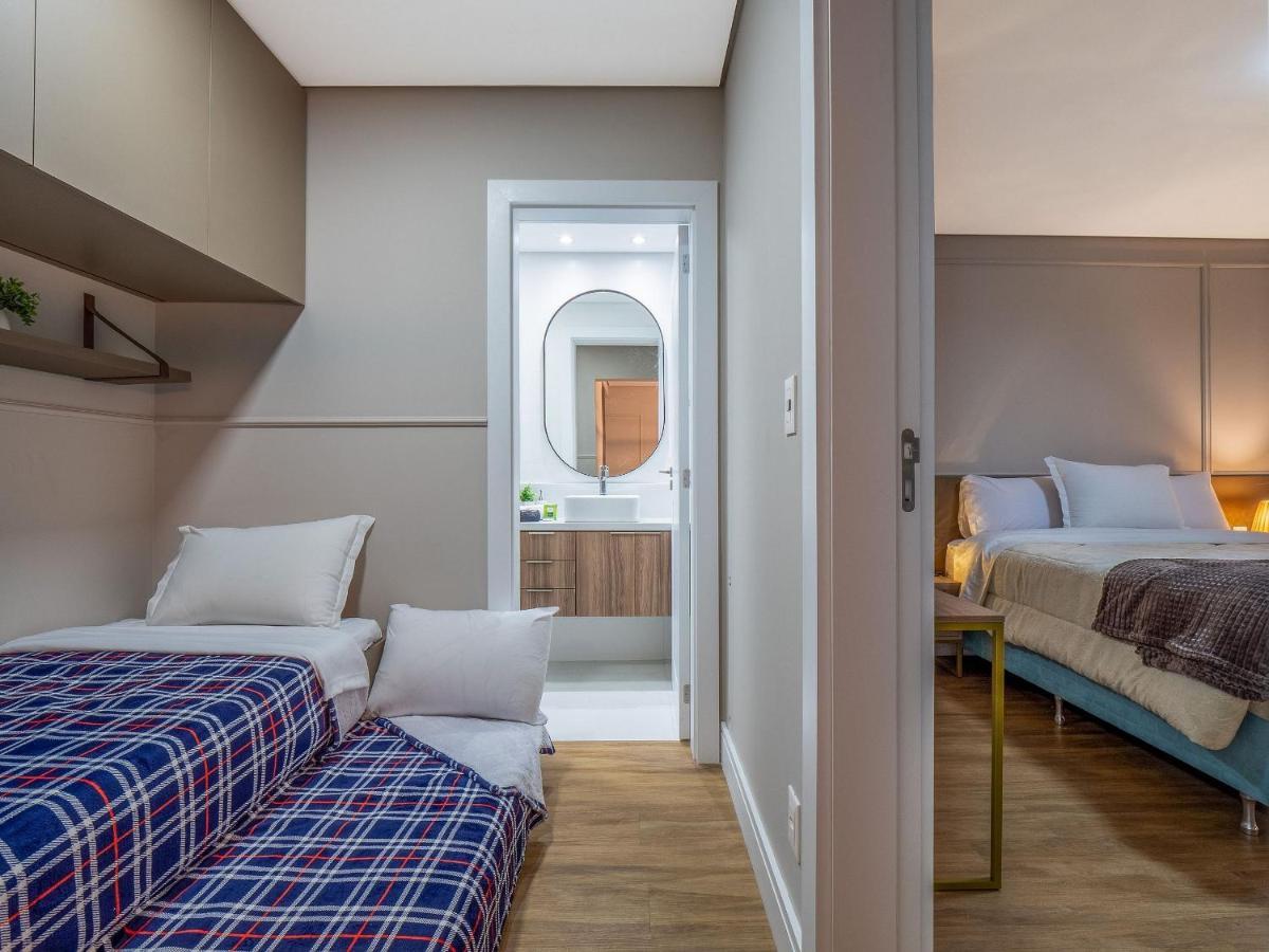 Ferienwohnung Alpes Da Montanha 203 - Ap Novo Junto Ao Centro De Gramado + Garagem Exterior foto